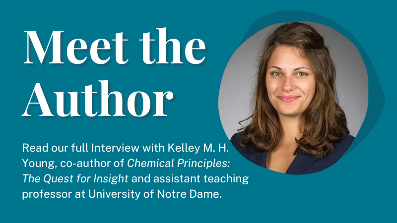 Meet the Author, image of co-author and assistant professor Kelley M. H. Young